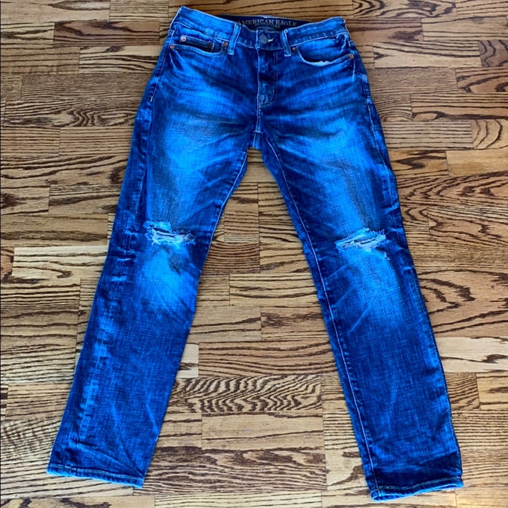 AEO Distressed NE(X)T LEVEL FLEX Jeans